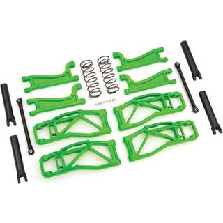 Traxxas - TRX8995G - Suspension kit, WideMaxx, green (includes front and rear suspension arms, front toe links, rear shock spirngs