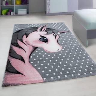 Børnetæppe Kids 590 - Pink - 160X160 (Rundt)