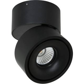 LED-loftspot Fez, sort, 1 lyskilde, metal, drejelig