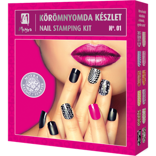 Lær at stampe 1, Nail stamping kit , Moyra