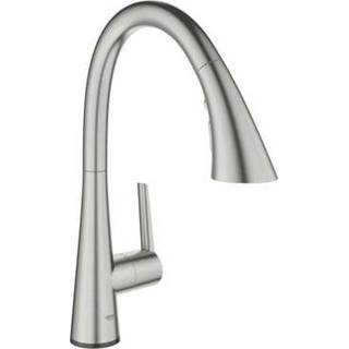 Grohe Zedra Touch 2019 etgrebsbatteri 233mm tud t/kv m/br.tud Supersteel