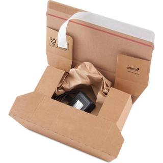 Office Webæske med Peel & Seal 230x150x63mm brun