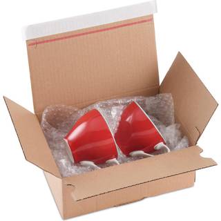 Office Webæske med Peel & Seal 260x220x130mm brun