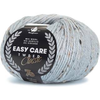 Mayflower Easy Care Classic Tweed 527 Vinrød Indhold : 80% uld, 14% polyakryl og 6% viskose Vægt/Længde : 50 g = ca. 106 meter Anbefalet pind: 4 mm Strikkefasthed: 10 x 10 cm = 22 m x 28 p Maskinvask 40°C, skånsom vask / tåler ikke tørretumbling.