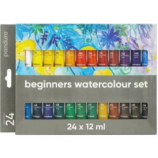 Beginners Watercolour, akvarelfarver til nybegyndere 24×12 ml
