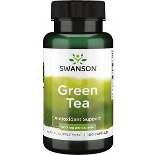 Grøn te, 500 mg - 100 kapsler