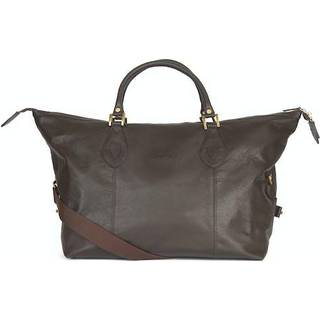 Barbour Lifestyle Leather Medium Travel Explorer Dark Brown