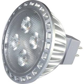 LED-pære NauticLED, 10 - 30 V, 4.5 W, Ø50 x 46 mm, GU5.3, med varm hvidt skær, 1-pack
