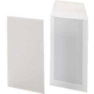 B5+ kuvert med papbagside hvid 250stk