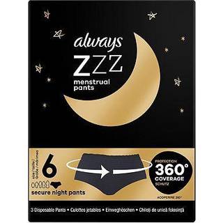 Always Secure Night Pants menstruationstrusser 3 stk. - 3 stk.