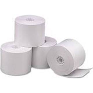 Enkelt-lag termisk kasseapparat/pos ruller 2,25 """" x 165 ft. Hvid 6/pk