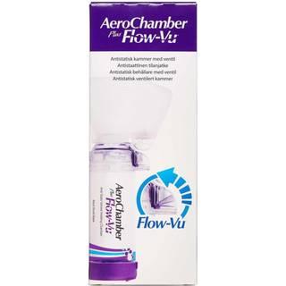 AeroChamber Plus Flow-Vu Maske Voksen Small Medicinsk udstyr 1 stk + FRI FRAGT