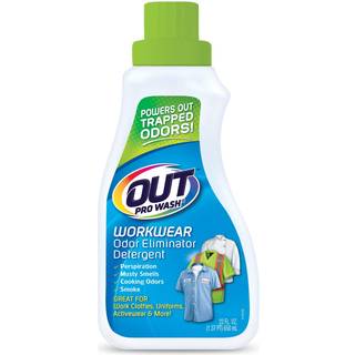 Ud ProWash Arbejdstøj Lugt eliminator og pletfjernervaskeri Detergent Fantastisk til arbejdstøj Uniformer Aktiv slid og mere 22 ounce flaske