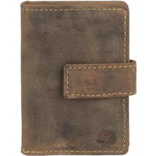 Kartenetui mit Geldklammer Leder "Vintage" antikbraun | Greenburry.de 1642-E-25