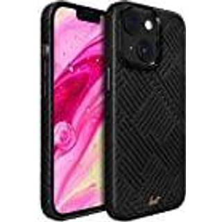 MOTIF iPhone 14 6.1" cover - Sort (Stripes)