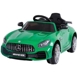 Mercedes GTR AMG Grøn til Børn 12V m/2.4G fjernbetjening og Gummihjul