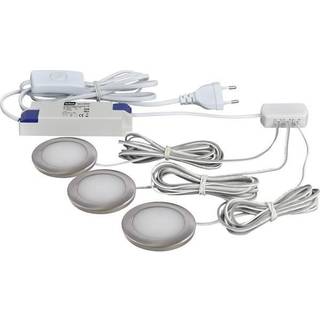 NORDTRONIC Linea kit 3 x 2.3W, børstet alu, 2700K