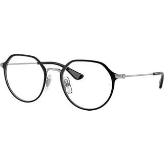 Ray-Ban Børn RY1058 4064 45 Briller Børn Black - Black on Silver - 45mm