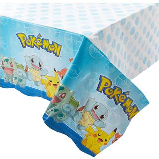 Amscan Pokemon Design Plastic Table Cover - 52 'X 96' | Multicolor | 1 pc