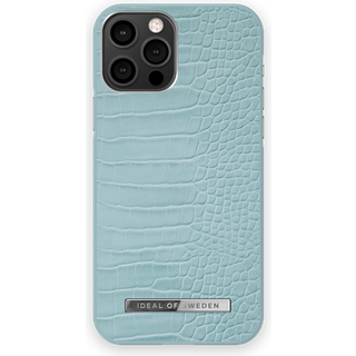 Atelier Case iPhone 12 / 12 Pro Soft Blue Croco