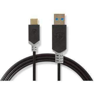 Nedis USB 3.1 USB-C hane till USB-A hane, 1m