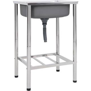 campingvask enkelt vask rustfrit stål