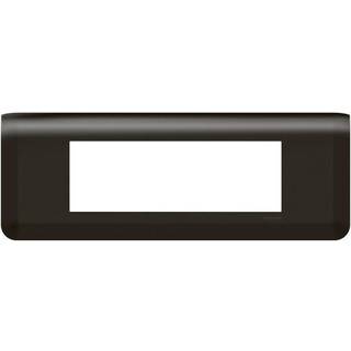Legrand Mosaic ramme horisontal 6m mat sort