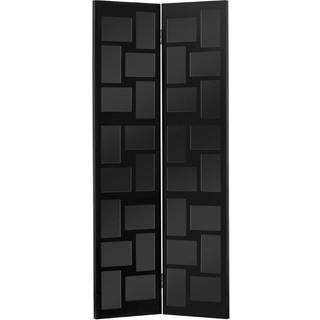 Premier Housewares Sort 32 Billedramme / Billedrammer Geometrisk Design Foldbare Billedrammer Fritstående Moderne Rektangulære Billedrammer