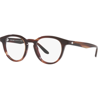 Giorgio Armani AR7227 5963 50 Briller Mænd Brun - Striped Brown - 50mm