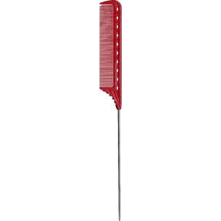 YS Park Tail Comb No. 122 Red - 250 mm