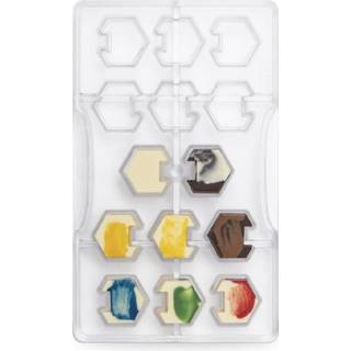 Hexagon - Polycarbonat Chokoladeform, Decora^