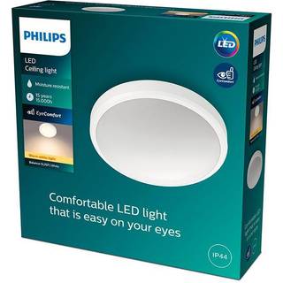 Philips BALANCE Funktionel LED Loftlampe i hvid metal/plastik - CL257 EC RD 17W 27K W HV IP44 06