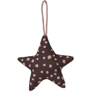 Ornament Stjerne Bomuld _ Decadent Chocolate