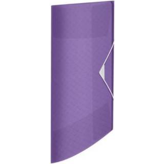 3-klap mappe Colour'Breeze PP A4 Lavendel, Esselte 628440, 4stk