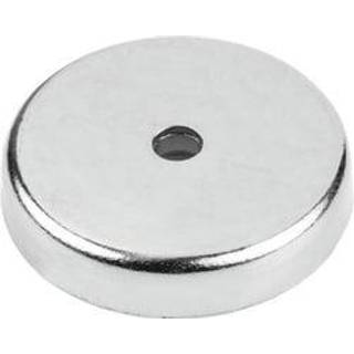 Ferrit pottemagnet Ø40 mm med Ø5,5 mm hul (85N)