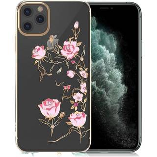 Kingxbar iPhone 11 Pro Max Fe Rhinsten etui - Guld