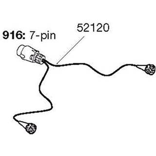Thule ledningsnet u/lygte 943/918