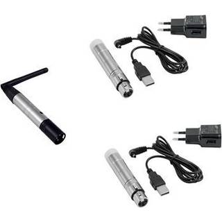 Eurolite Set QuickDMX 1x transmitter + 2x AKKU receiver TILBUD NU