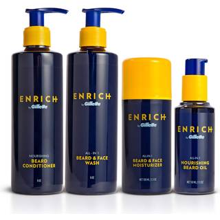 Gillette Enrich Beard & Face Care Starter Kit til m?nd