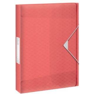 Arkivæske Colour'Breeze PP 25mm Koral, Esselte 628449, 2stk