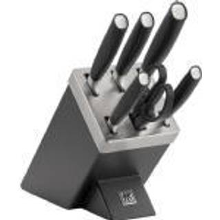 ZWILLING All * Star 7-dele, Sæt med knivblok, Sølv, Antracit