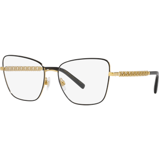 Dolce & Gabbana Kvinde DG1346 1311 Optiske stel Stål Guld Transparent Sommerfugl Normal