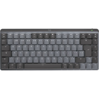Logitech MX Mechanical Mini for Mac - Minimalist Wireless Illuminated Performance Keyboard Space Grey - US - Tastatur - Amerikansk engelsk - Sort
