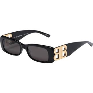 Balenciaga BB0096S 001 51 Solbriller Kvinder Black - Black - 51mm
