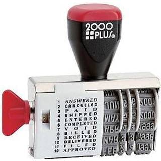 2000 plus traditionel dato og 12 s?tningsstempel besvaret annulleret betalt afsendt indtastet afsluttet tomrum faktureret modtaget leveret arkive