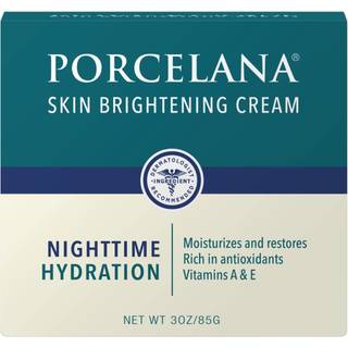 Porcelana Nathydratiseringscreme Opdateret formel - Fades Dark Spots & Evens Skin Tone - For Sun eller Age Spots Acne Arring Melasma & Other Misc