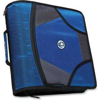 Case -It King -st?rrelse lynl?s faneblad - 4 tommer D -ringe - 5 Emnefilmappe - Flere lommer - 800 arkkapacitet - Leveres med skulderrem - Dark P