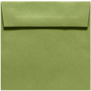 Luxpaper Square Invitation konvolutter | 5 1/2 """" x 5 1/2 """" | Avocado Green | 70 lb. Tekst | 50 Antal