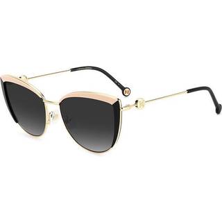Carolina Herrera Kvinde HER 0112/S KDX/9O Solbriller Metal Sort Grå Cat Eye Skygge