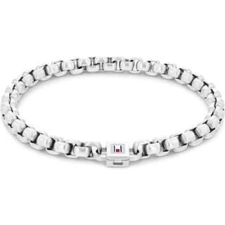 Tommy Hilfiger Sølvtonet Lænke Armbånd